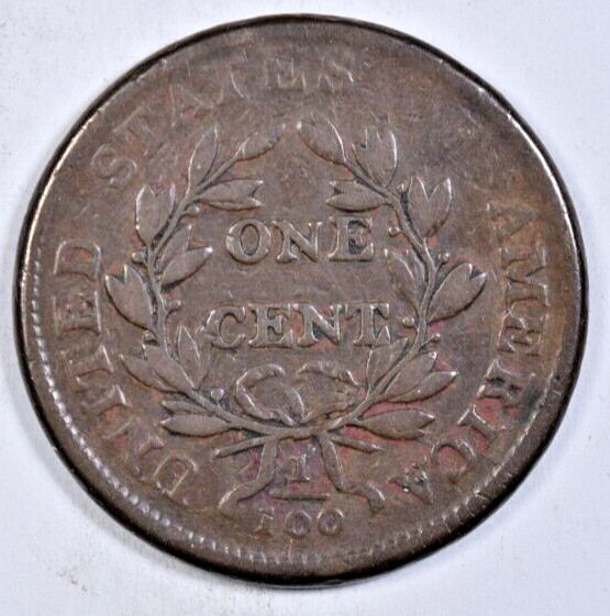 1807/6 DRAPED BUST LARGE CENT ~ BOLD OVERDATE ~ NICE SHARP VF!