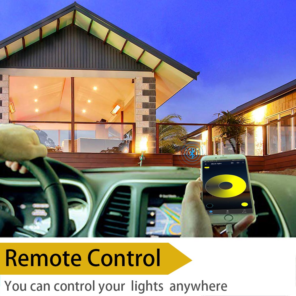 Waterproof Bluetooth Controller Dimming Timing for FVTLED Outdoor LED Deck Light