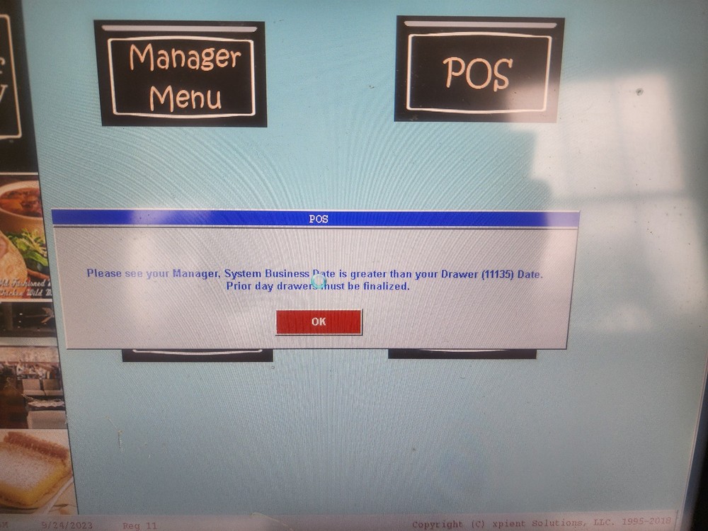 Panasonic JS-960 POS Model JS-960WP 15" Workstation w/ Card Reader