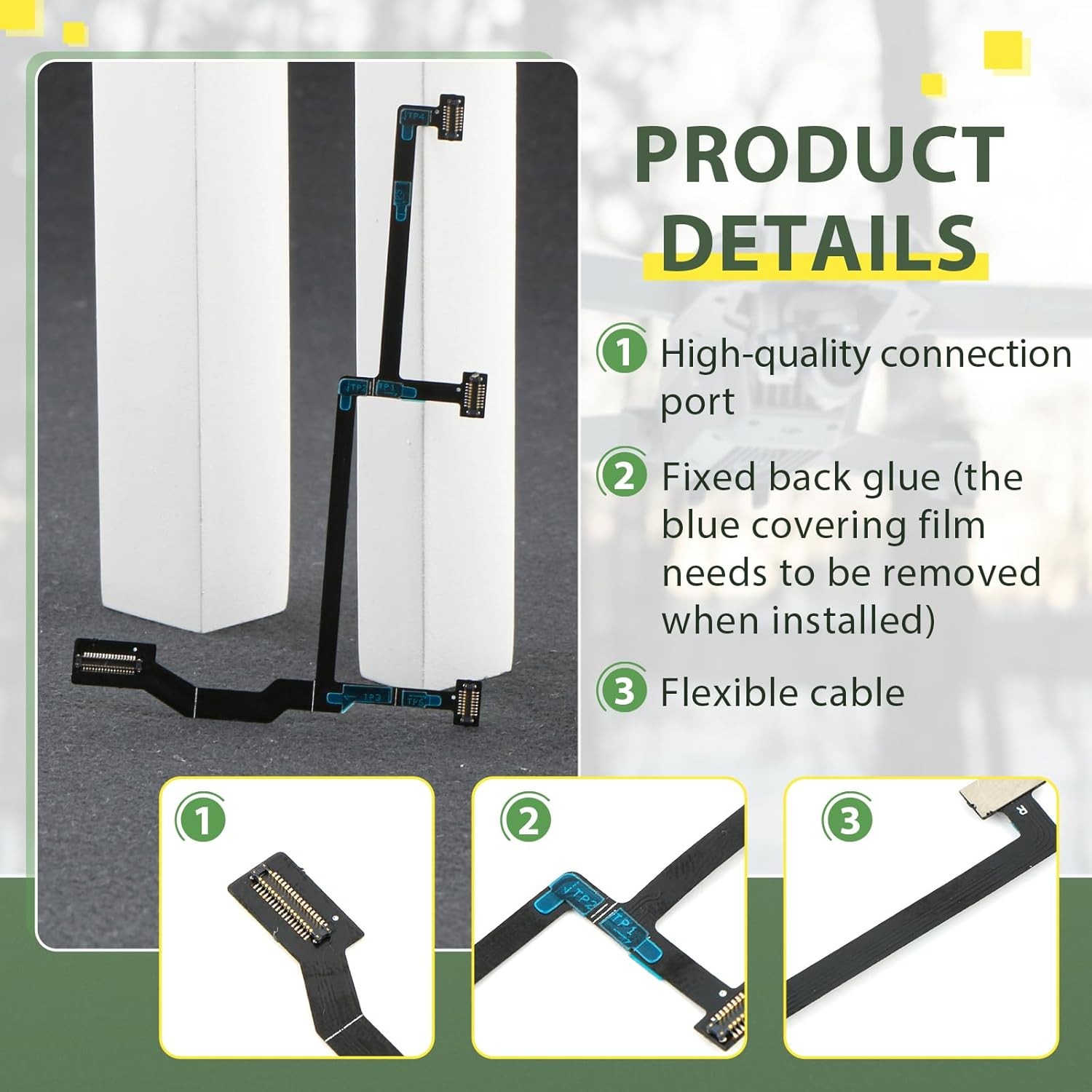 for DJI Mavic Pro Gimbal Flat PCB Ribbon Cable Replacement Pro...