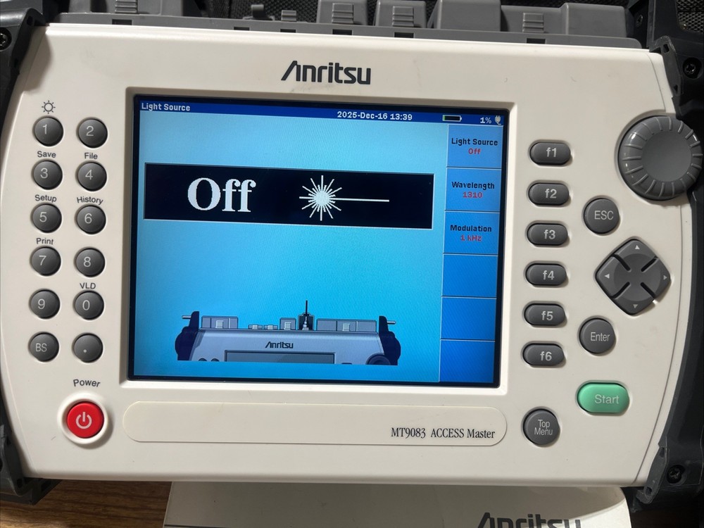 Anritsu Access Master MT9083A1 Opts 10/7/2