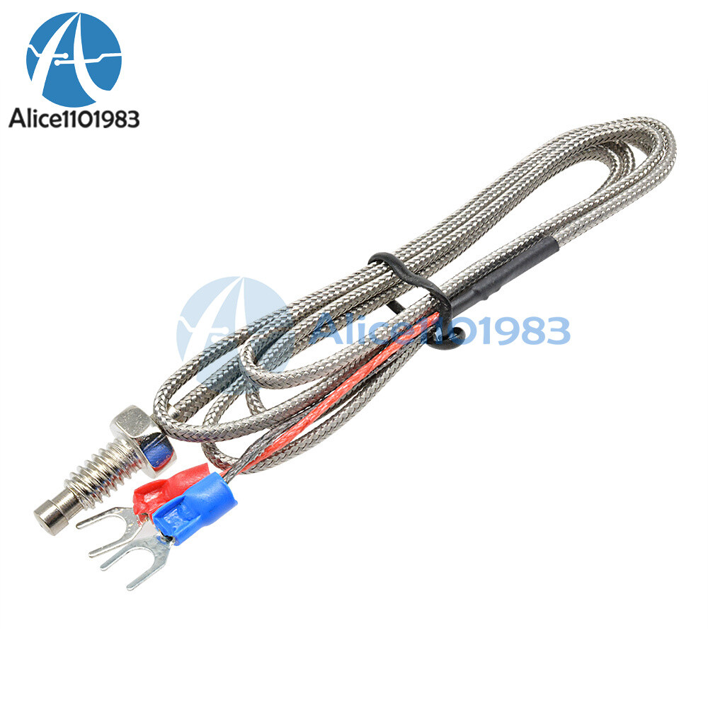 1M 3.3ft K Type Thermocouple Control Temperature Controller 0-800C Sensor Probe