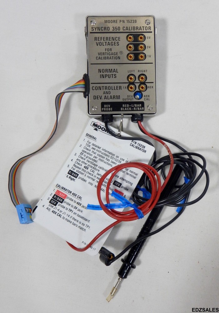 Moore Syncro 350 Calibrator PN 15239 Vertigage Calibration