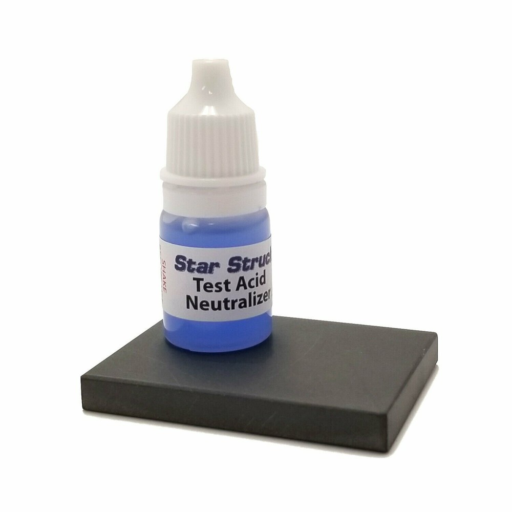 Gold Testing Stone 2" x 2" Scratch Test JSP Acids & Neutralizer
