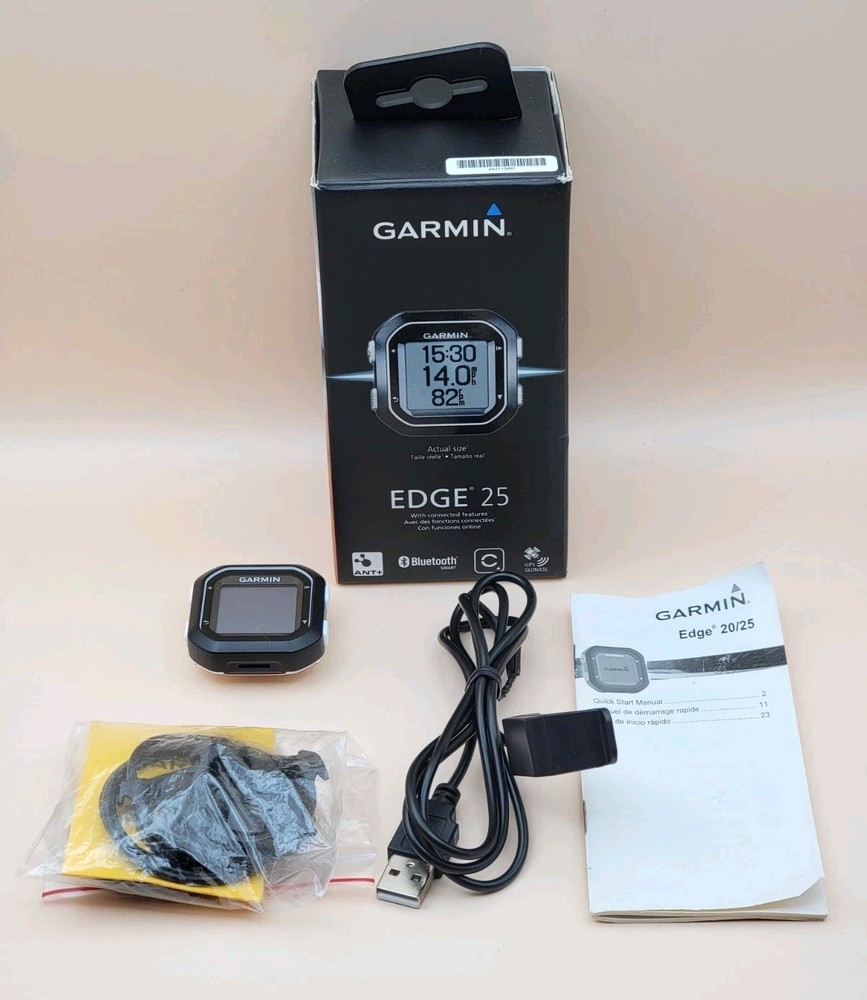 Garmin Edge 25 Bluetooth GPS-Enabled Bike Computer - Black & White [Tested]