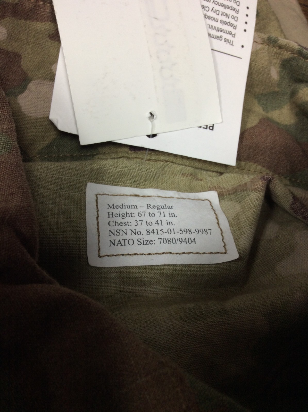 Army Advanced Combat Coat Uniform Size Medium Regular OCP Camo New