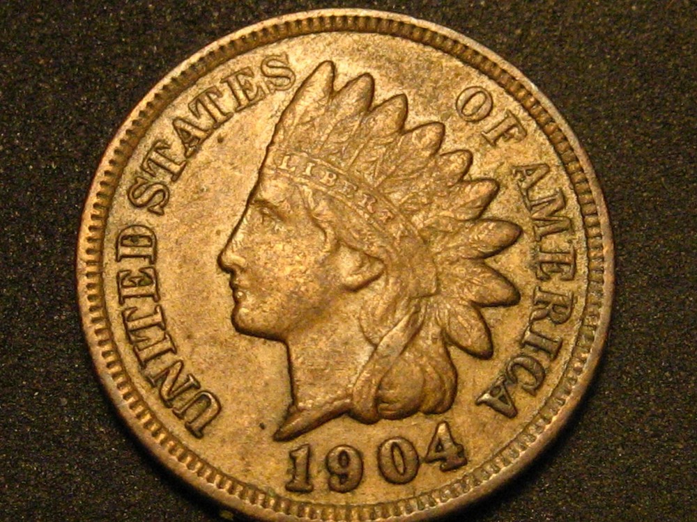 1904 Indian Head Cent AU