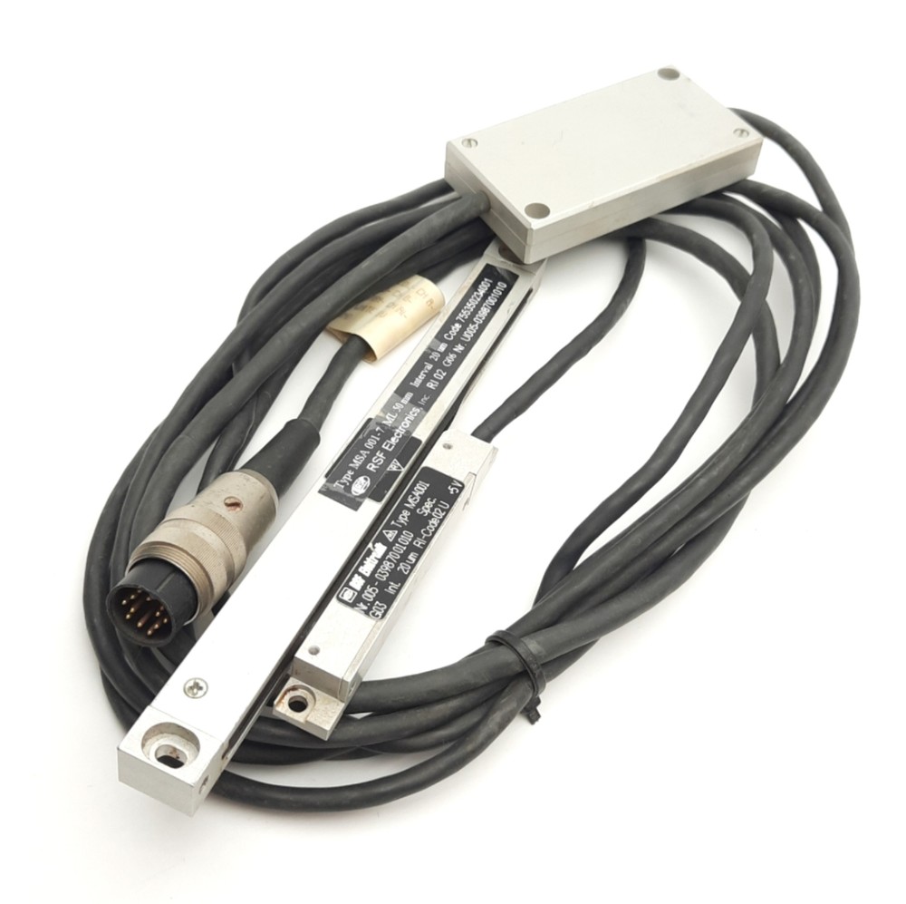 RSF Elektronik MSA001 Linear Encoder Scale & Head, 50mm Travel, 5V DC, 20µm