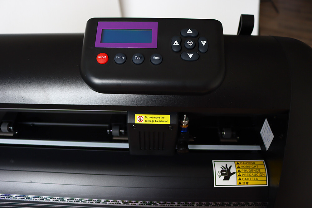 24" Vinyl Cutter Machine Cutting Plotter w/ LCD Screen Automatic Edge Inspection