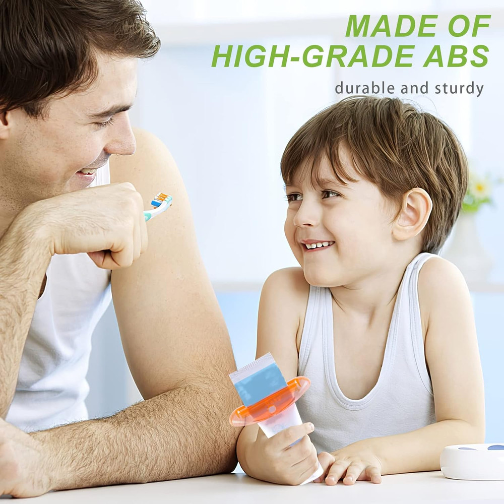 LOVEINUSA Toothpaste Tube Squeezer, 4PCS Toothpaste Squeezer Roller Tool for Bat