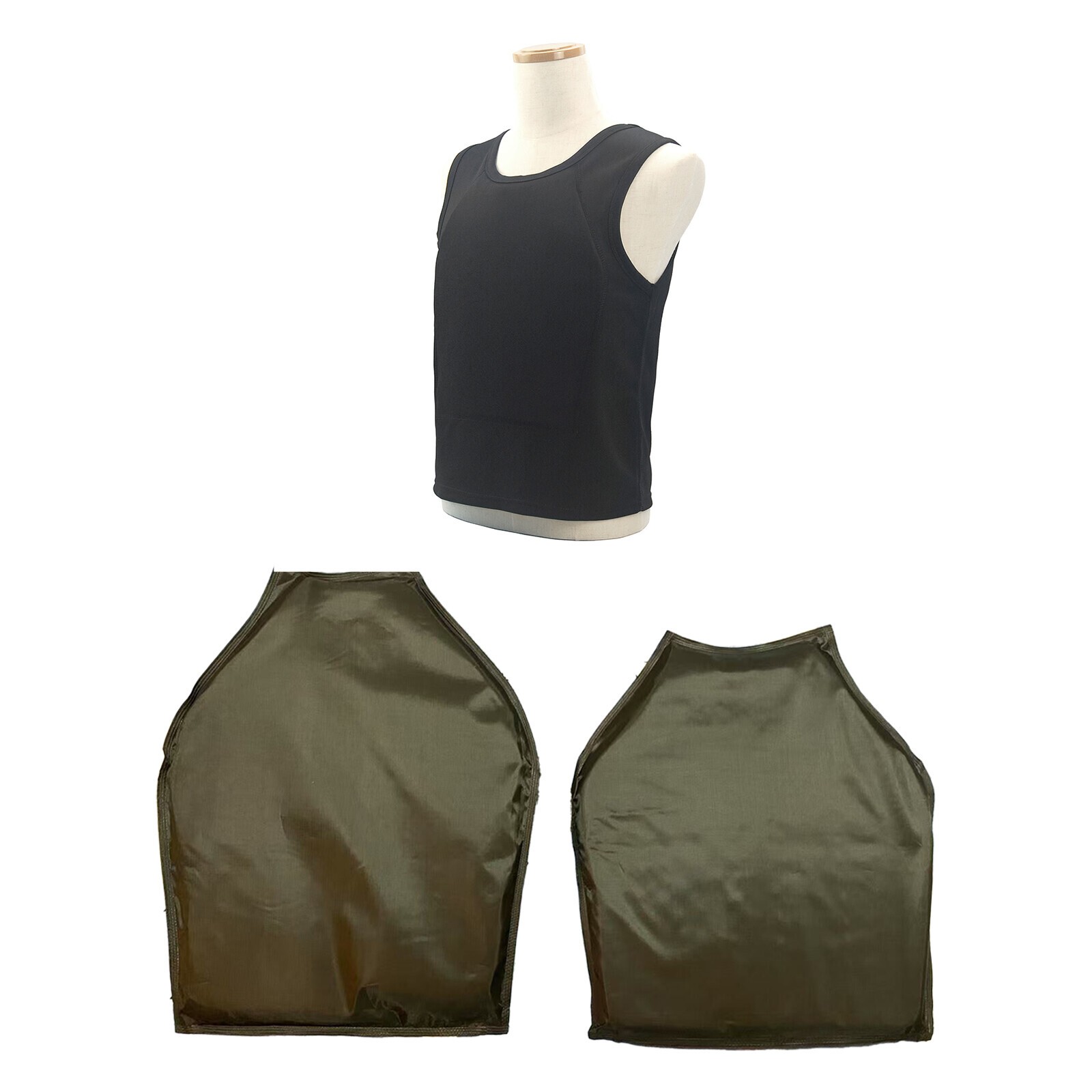 Body Armor Bulletproof Vest NIJ 3A Stab-Proof Concealed Undershirt for Security