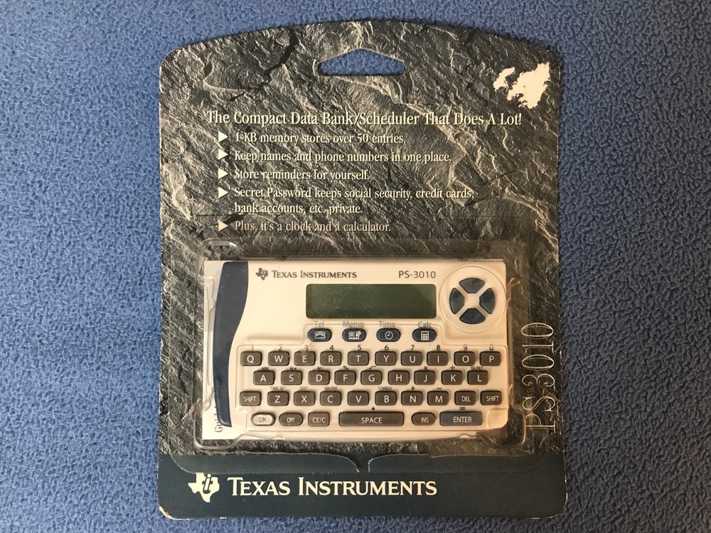 Texas Instruments TI PS-3010 Compact Data Bank/Scheduler Open Box Non-working