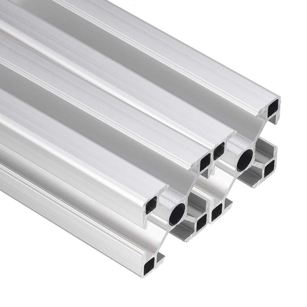 2Pcs 150mm 3030 Aluminum Extrusion Profile, Anodized Linear Rail, Silver
