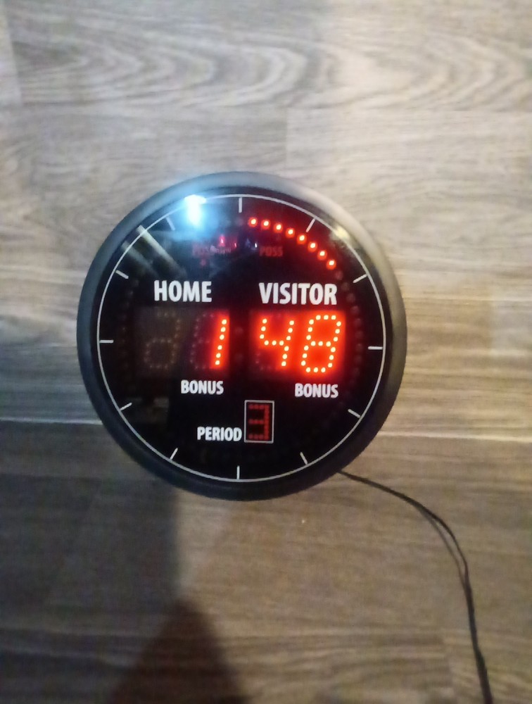 Score Board Themed Clock