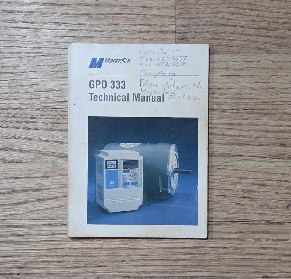 Magnetek GPD 333 Technical Manual 1993