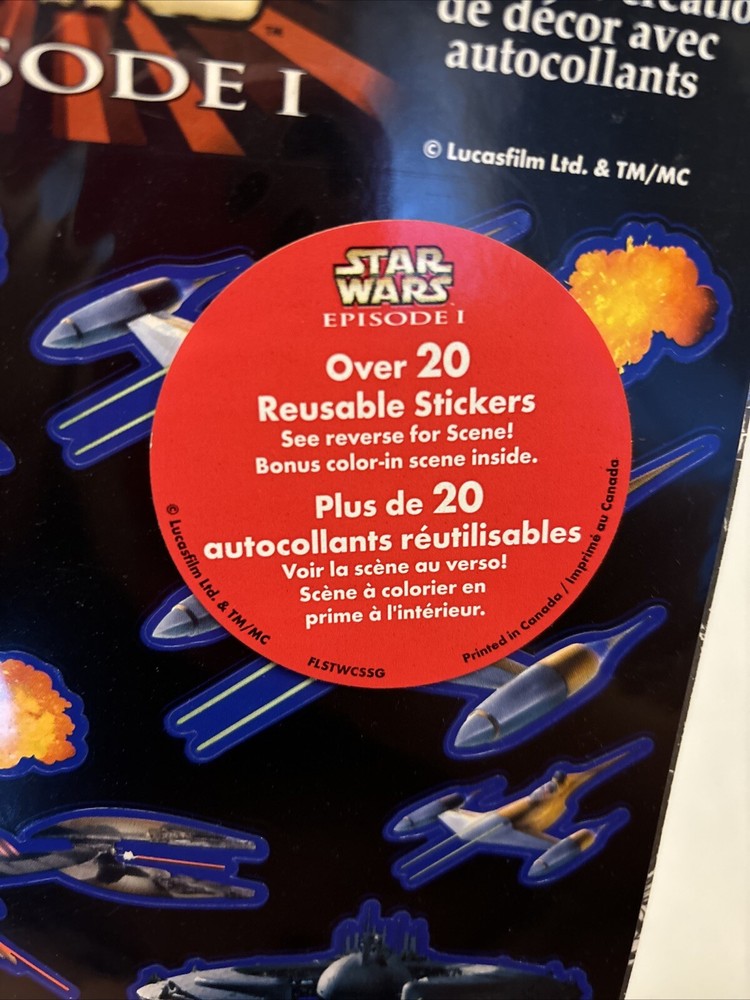 Star Wars Episode 1 Create A Sticker Scene