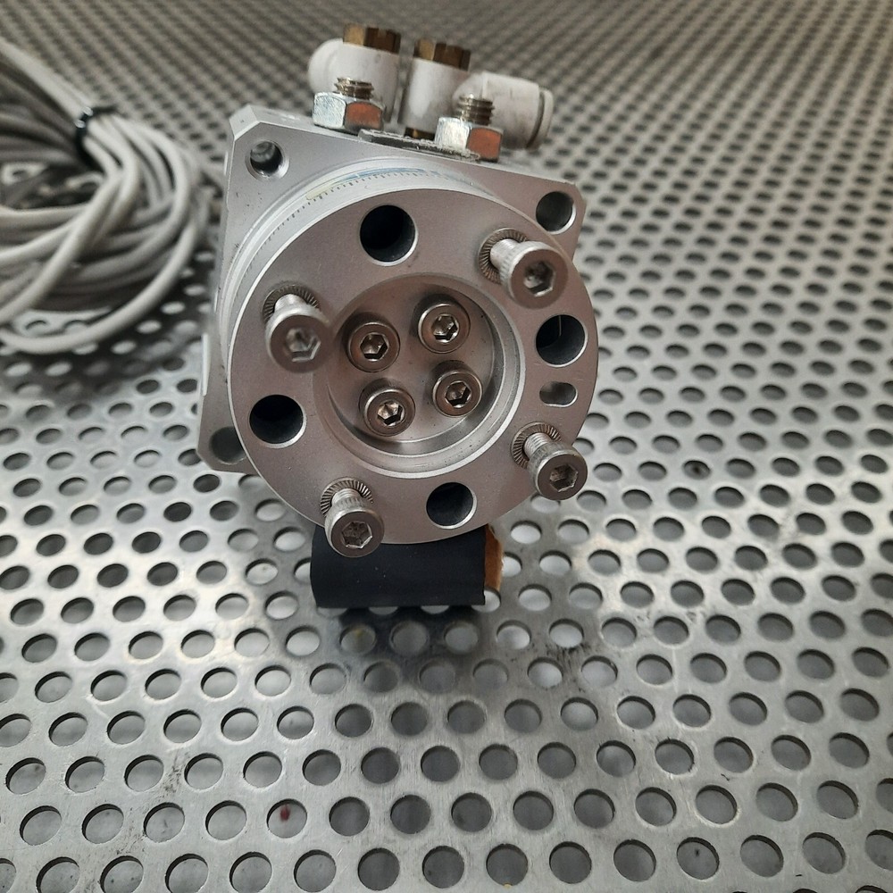 SMC MDSUB7-90D Rotary Cylinder Actuator with Table and Cables