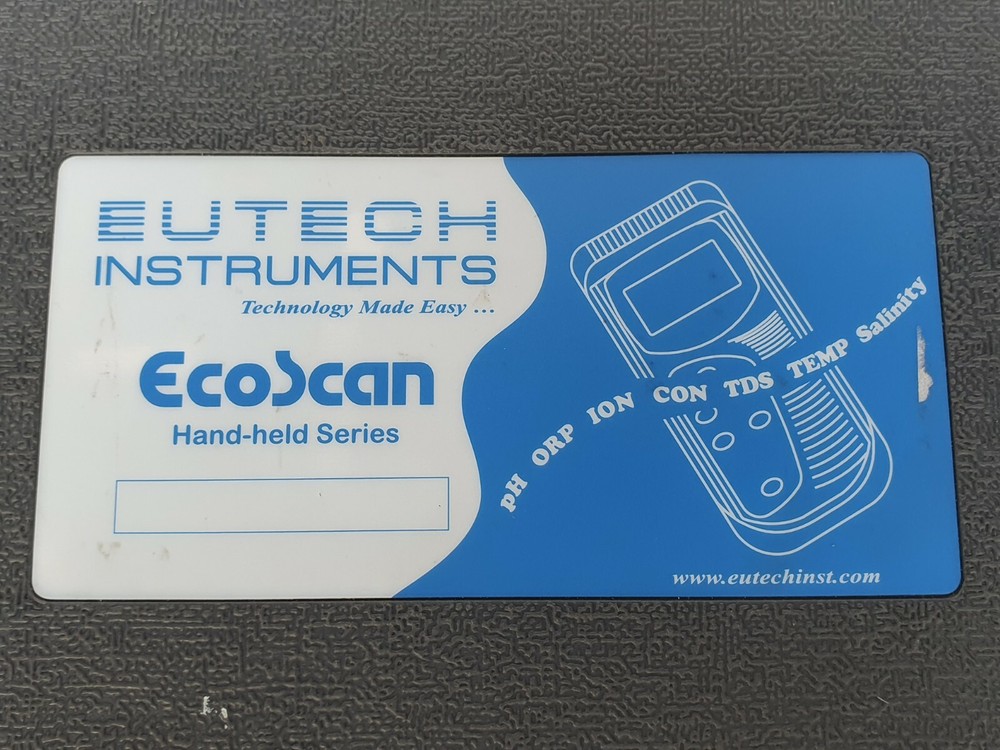 EUTECH INSTRUMENTS COND 6+ Conductivity / Temperature Meter, Water Quality