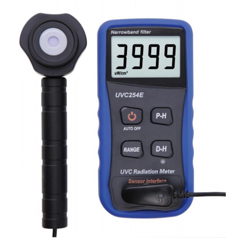 Ultraviolet Radiation Meter UVC Radiation Meter Radiometer Backlight Function
