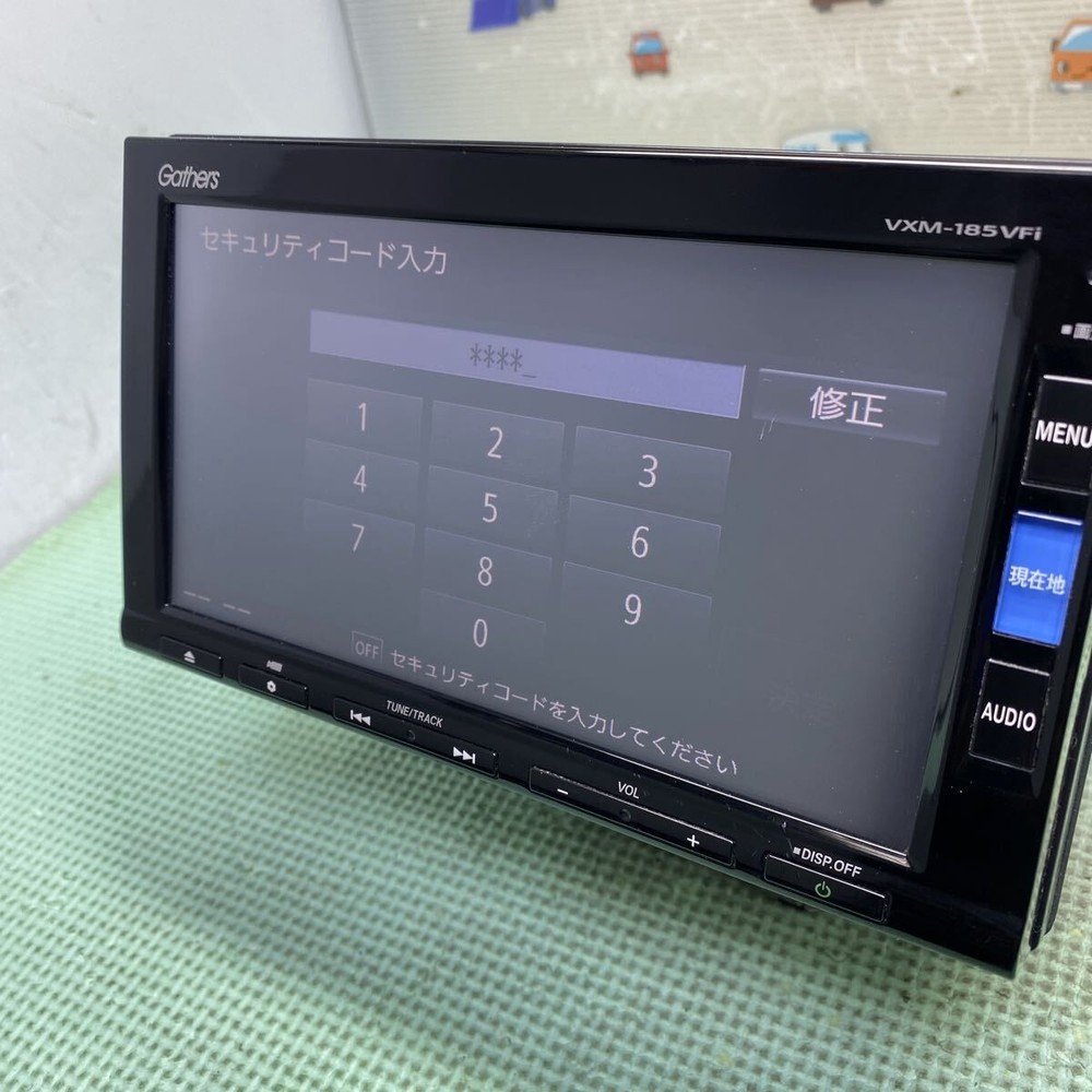 Honda Memory Nav VXM-185VFi Full Seg Bluetooth Security Lock Junk