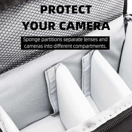 Compact Camera Bag – Stylish, Shockproof, Versatile Shoulder Case for Black