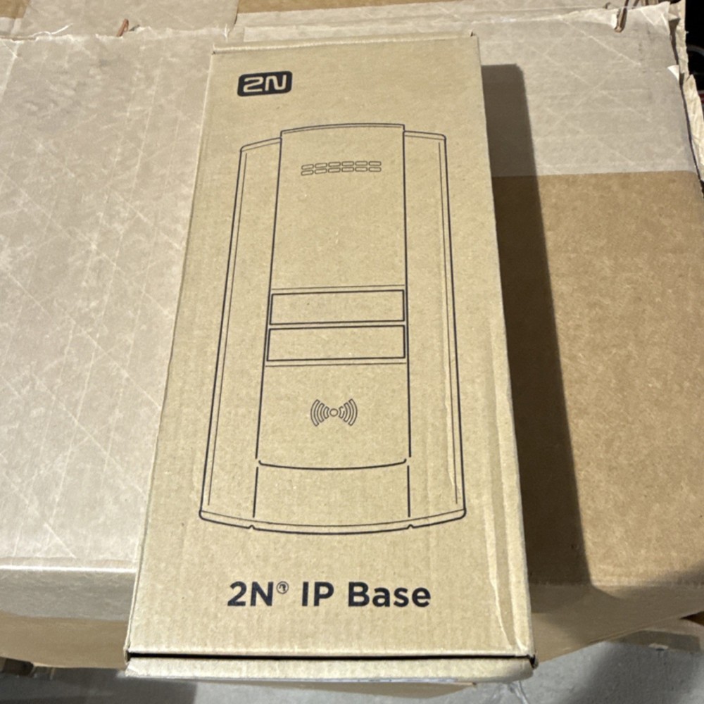 2N IP Base IP Intercom Main Unit with Camera Black Frame 9156111CB