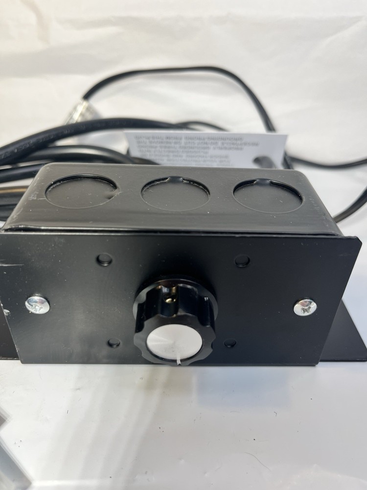 Electric Fan Speed Controller Variable Control Box 3-Prong Plug Adjustable