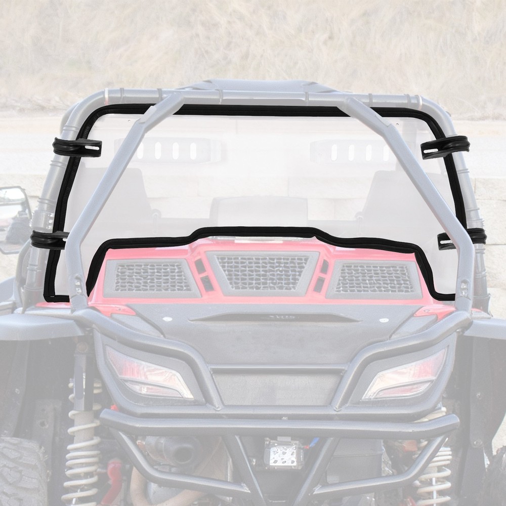 Plastic Panel Window For Arctic Cat Wildcat 12-19 Clear Rear Vented Windshield