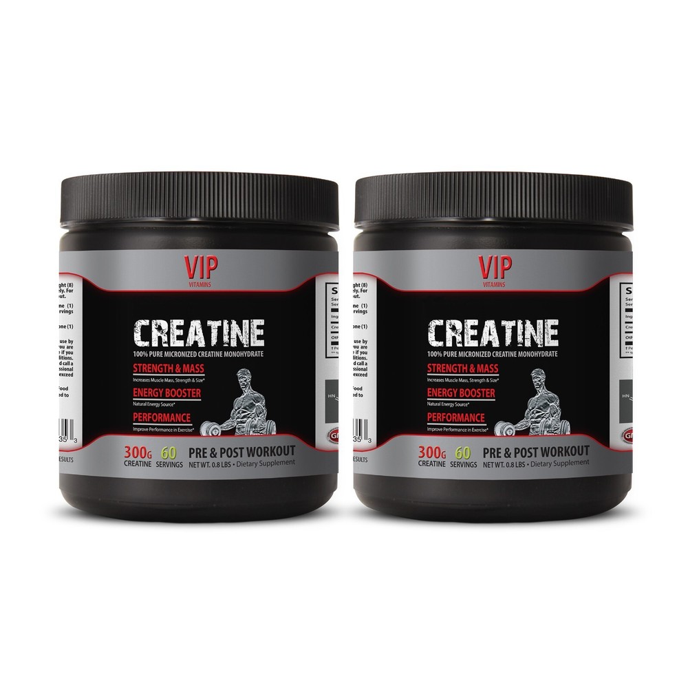 energy boost for men - MICRONIZED CREATINE 300G - brain development 2 CAN