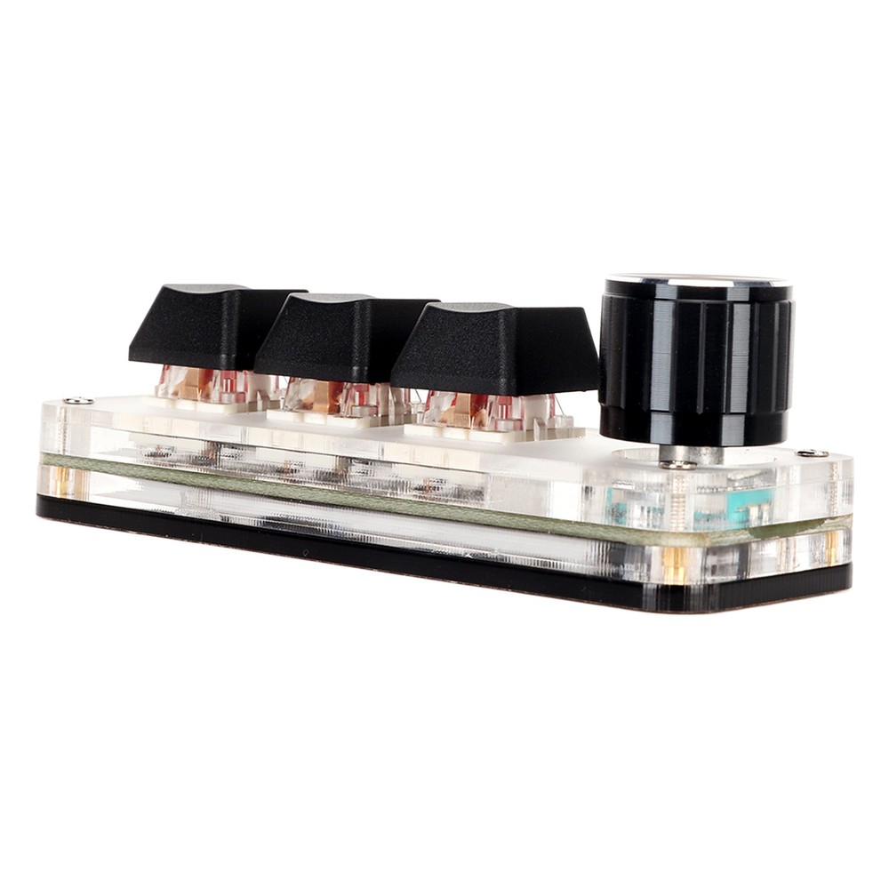 (3 Keys 1 Knob) USB Mini Key Keypad DIY Programmable Keyboard With⭐