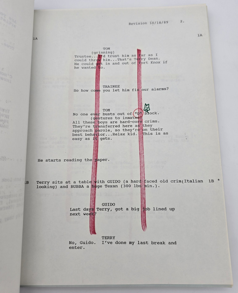 ALMOST AN ANGEL / Paul Hogan 1989 Move Script Screenplay, perform God's work