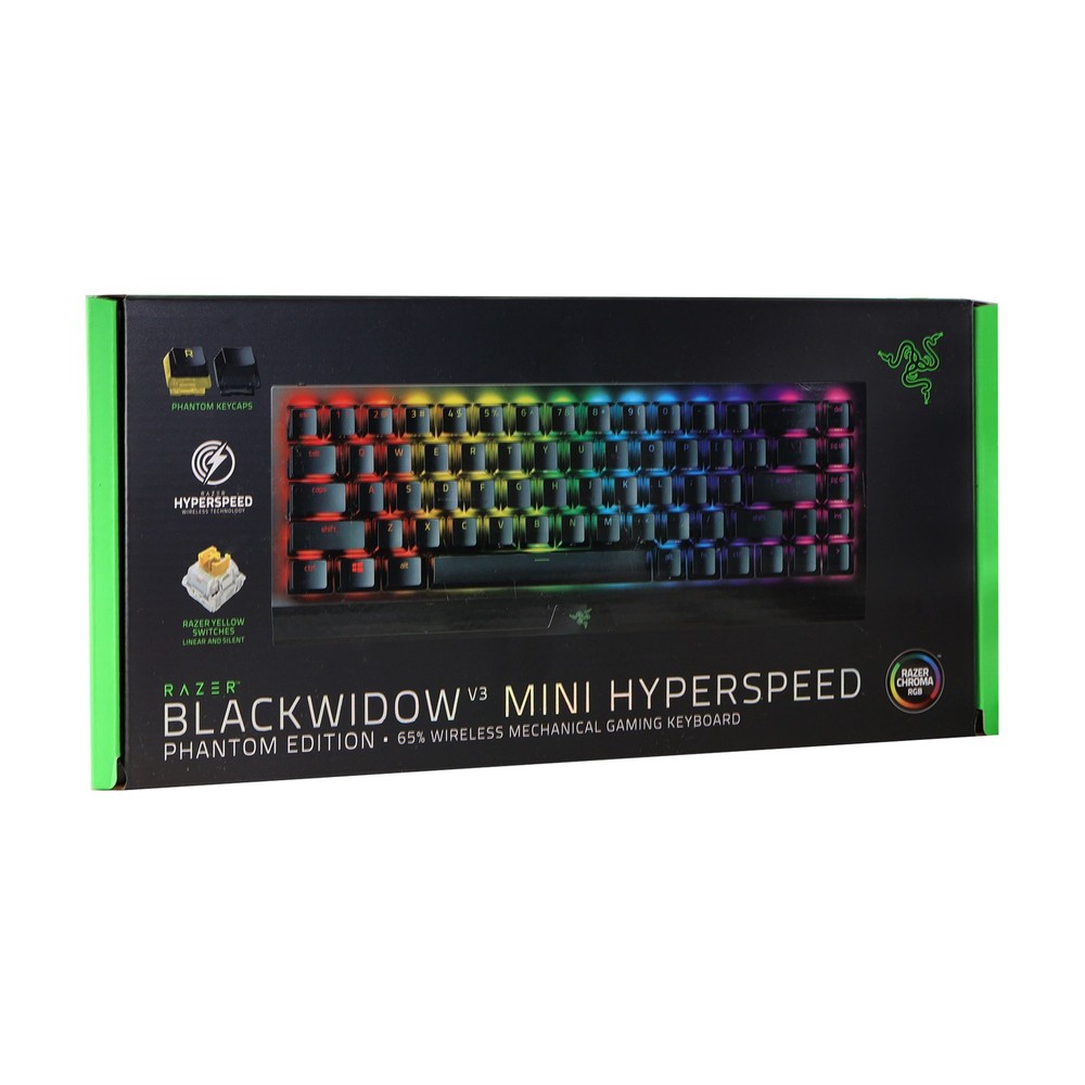 Razer BlackWidow V3 Mini Hyperspeed Phantom Edition Wireless Gaming Keyboard