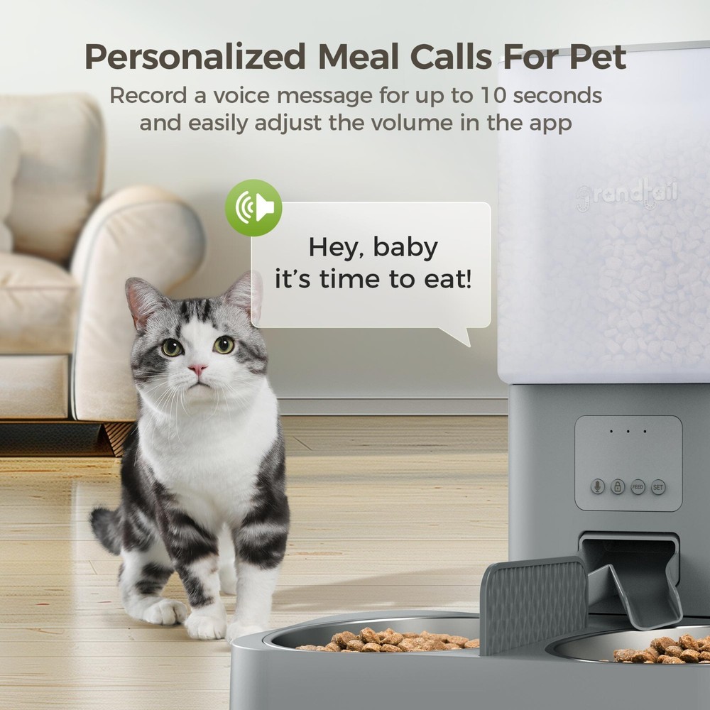 Multiple Pets Cat Litter Box Robot Two-Hole Automatic feeder Smart APP Control