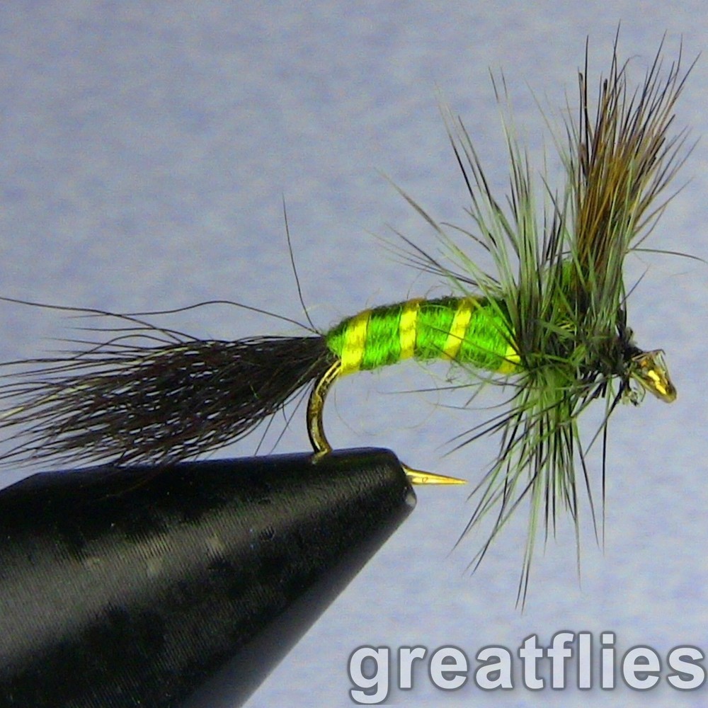 1 dozen (12) - Green Drake