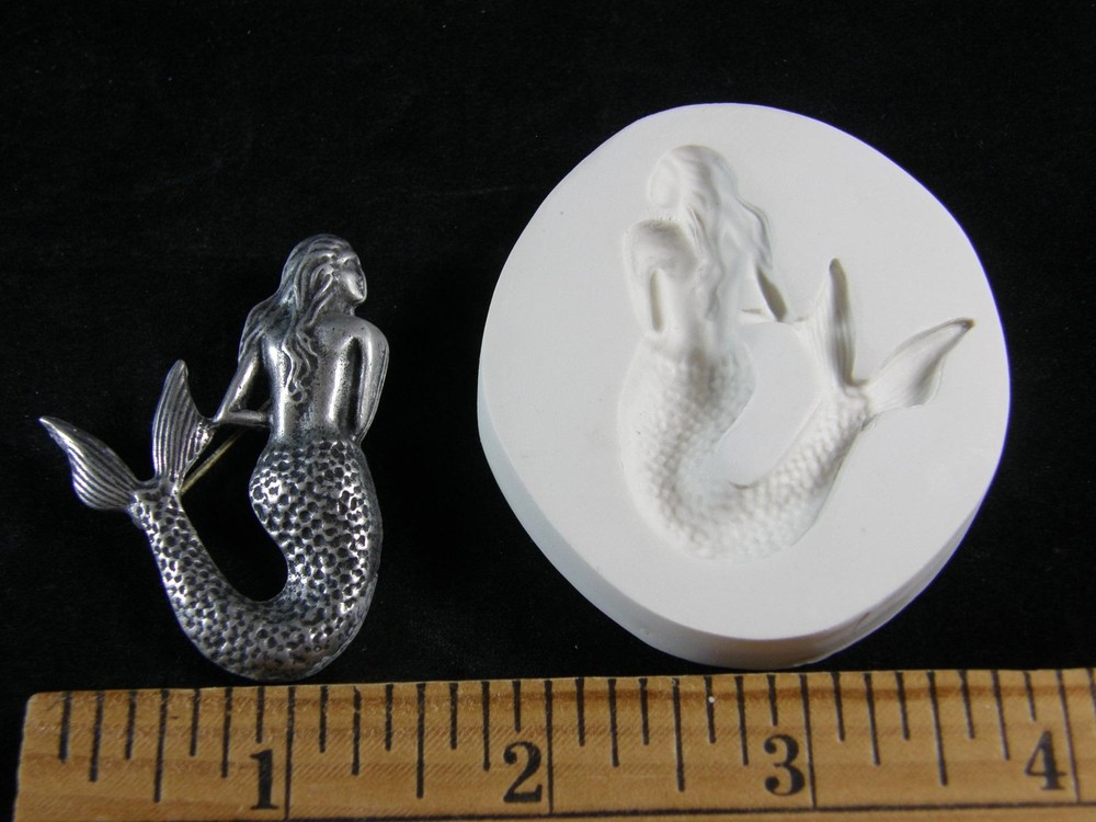 Mermaid (RF) Polymer Clay Mold (#MD1413)