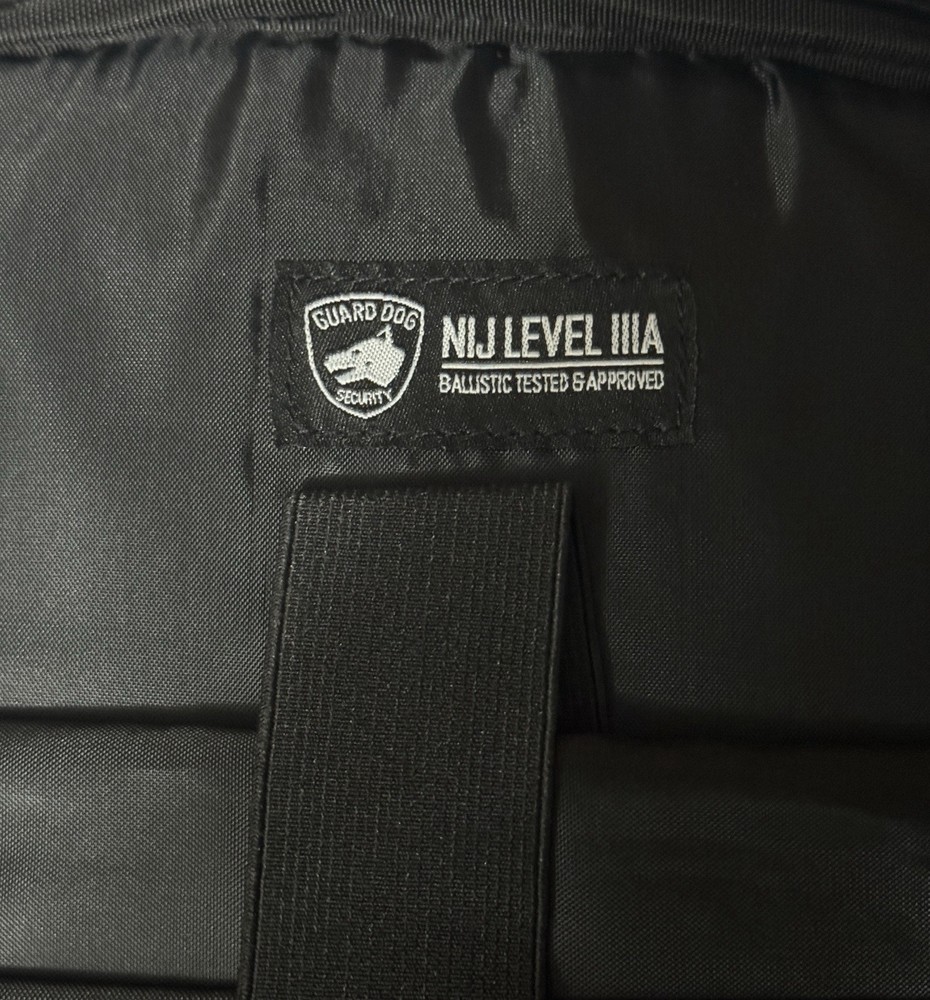 Guard Dog ProShield Smart Bulletproof Backpack w/Charger, Grey #BPGDPS100GR