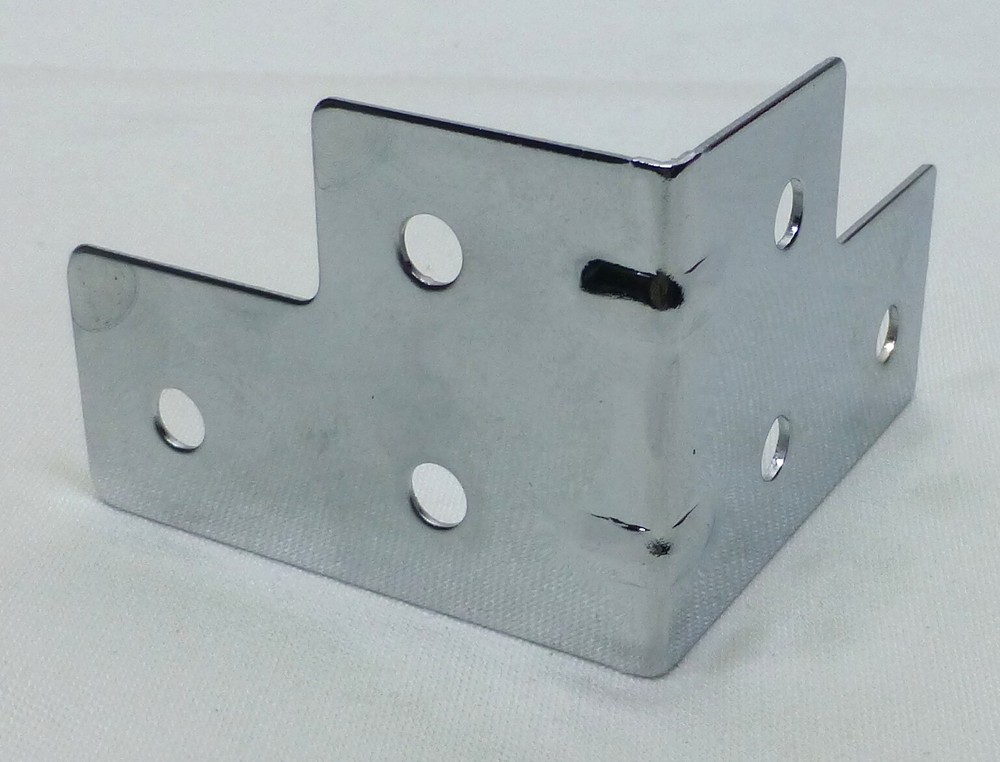 (8) Eight 6 Hole Medium Brace for ATA Flight Case - Chrome Finish