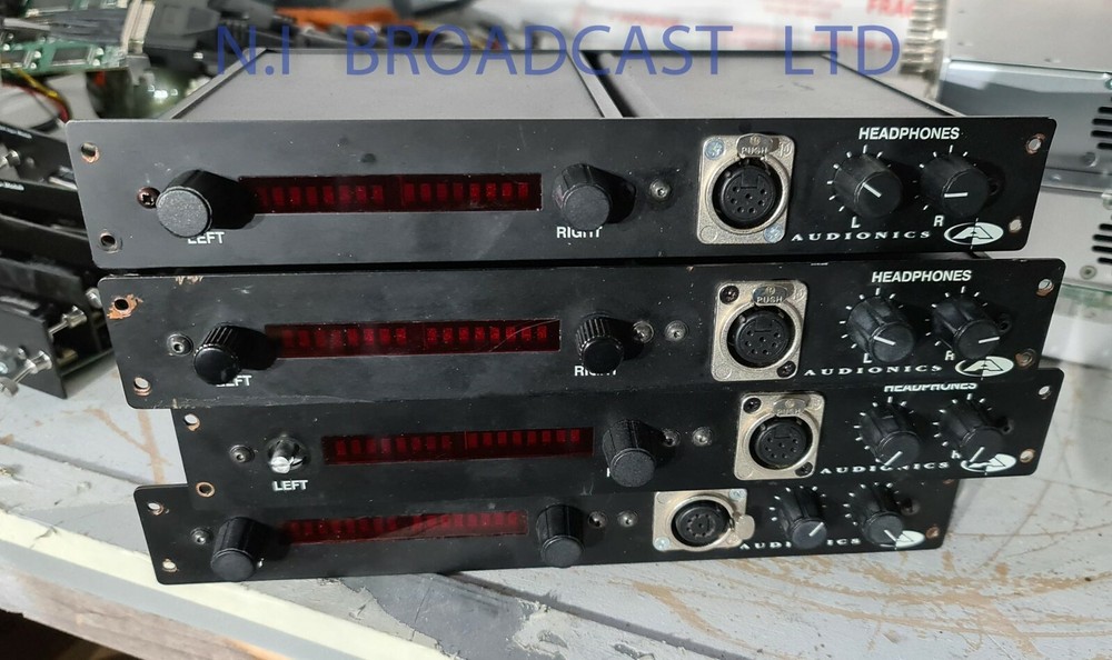 4x Audionics remote boxes and headphone control