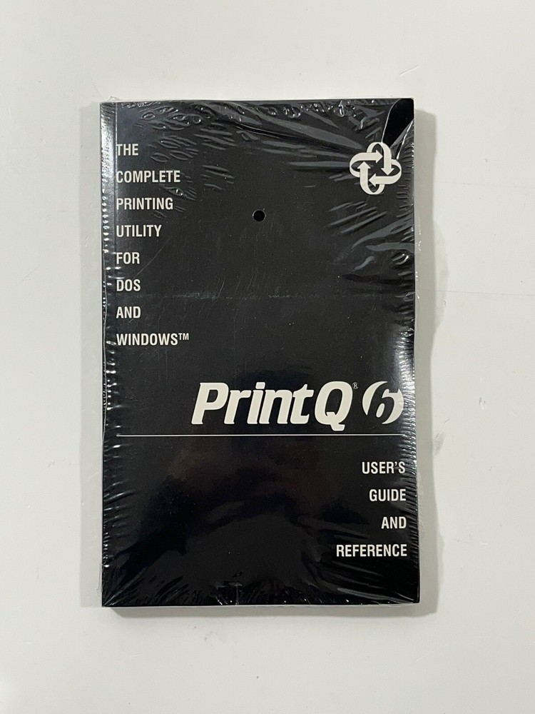 PrintQ 6 User's Guide And Reference Vintage Manual New