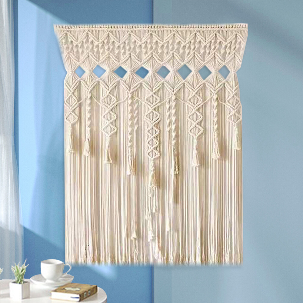 Handcrafted Macrame Door Curtain ?C Elegant Boho Home Decor Backdrop