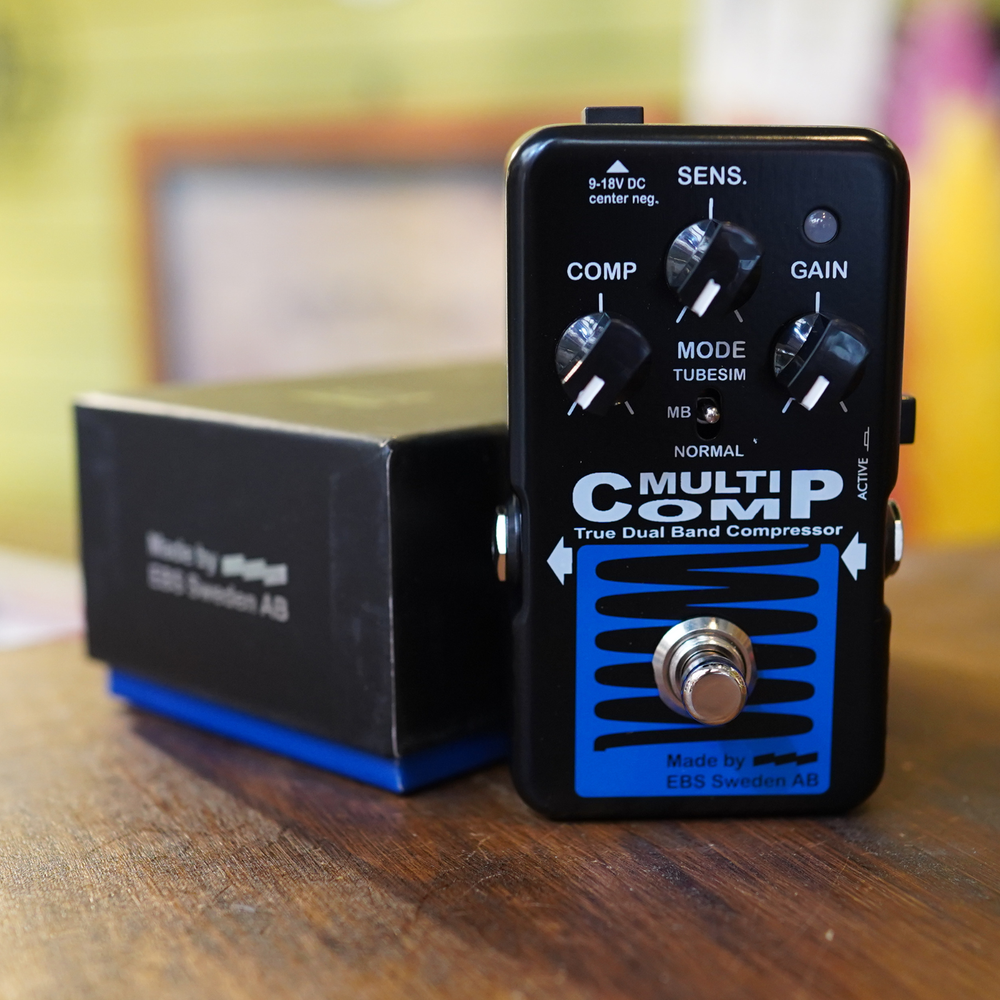EBS MultiComp BlueLabel base effects compressor Brand New Ship from Japan