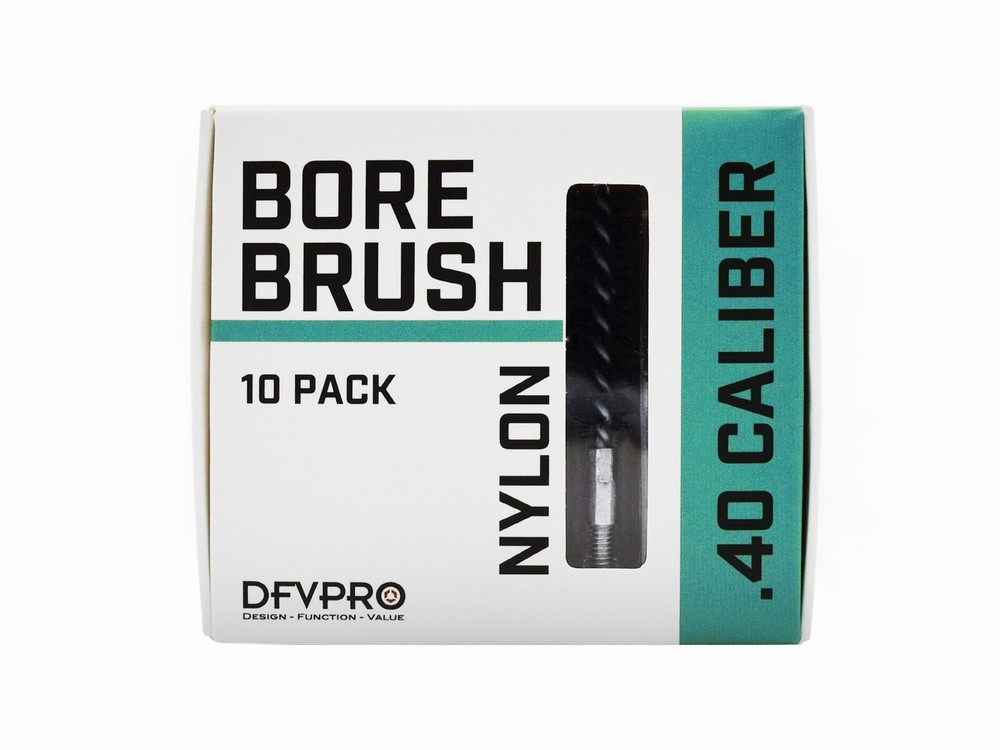 .40/10mm Nylon Bore Brushes 10 Pack