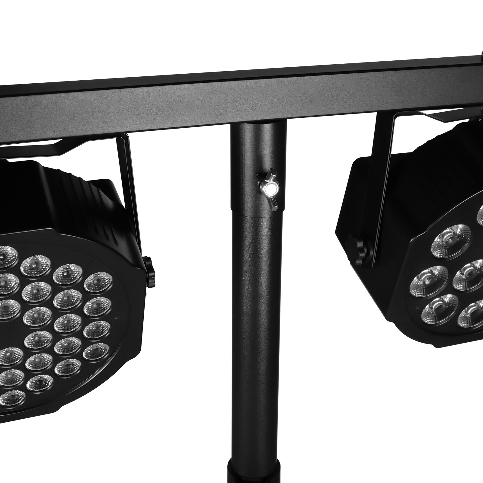 DJ Light Stand T-Bar Portable Par Can Tripod Stage Lights Stand Adjustable 39-70