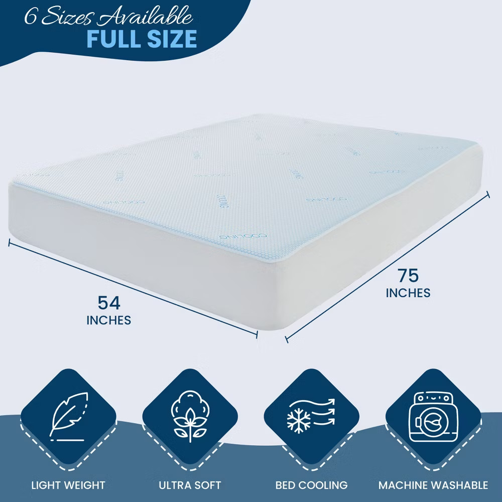 Lux Decor Waterproof Mattress Protector with Cooling Effect