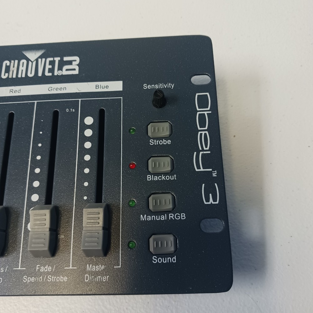Chauvet DJ Obey 3 3-Ch DMX Lighting Controller Untested UNIT ONLY