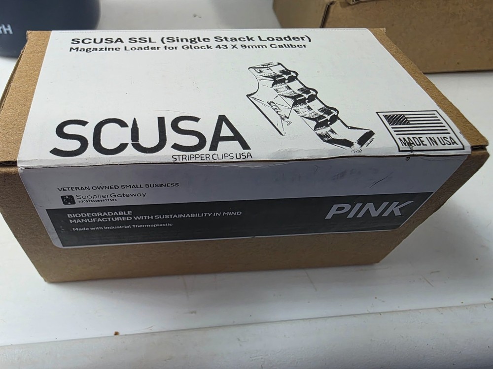 SCUSA SSL Single Stack Loader fits Glock 43x NEW in package Pink