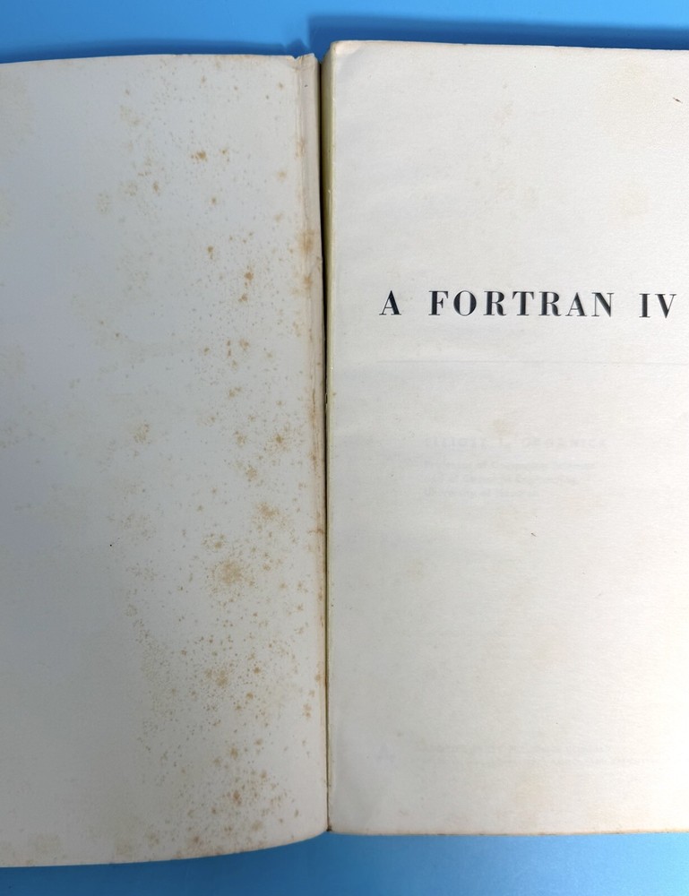 A FORTRAN IV Primer by E. I. Organick 1967