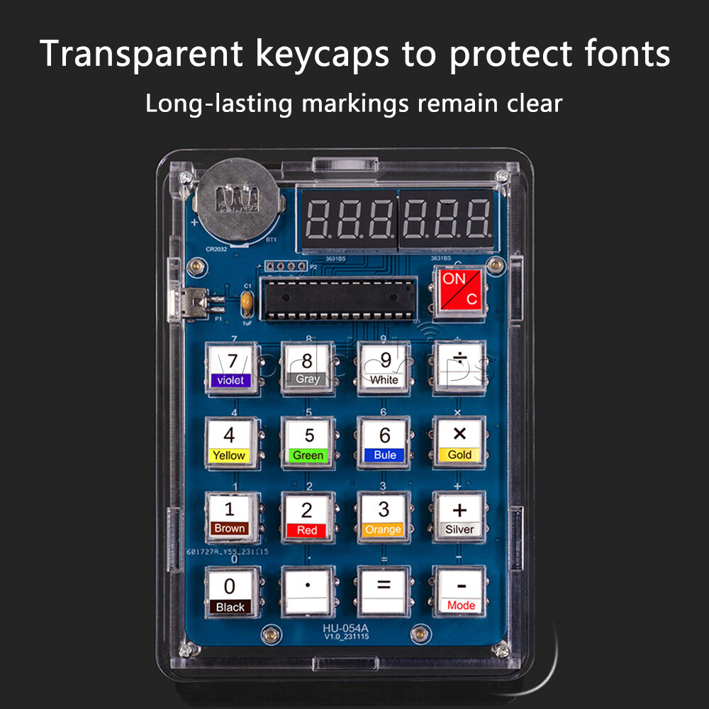 DIY Calculator Electronic Production Kit 51 Microcontroller Welding Exercise New
