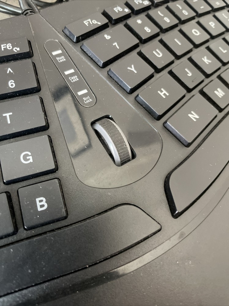 Perixx PERIDUO-505 Wired USB Ergonomic Split Keyboard ONLY Tested Working