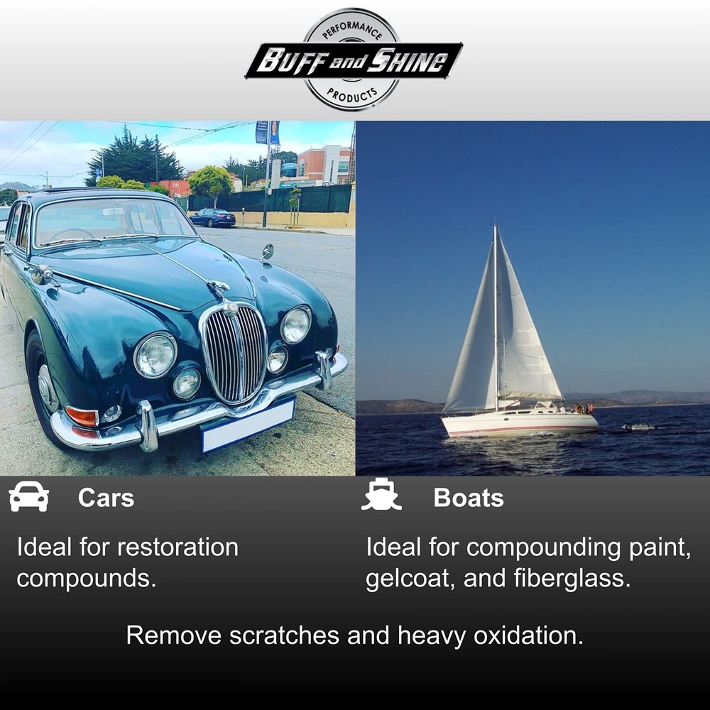 Double Sided Pad Adapter For Polishers & Double Sided Wool Buffing Pads Zinc Pla